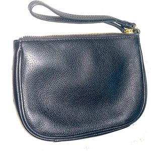 Black Leather Mini Wallet